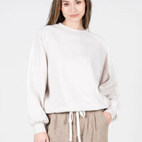 C'est Moi  Fleece Oversized Crew
