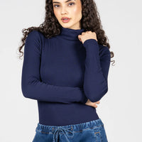 C'est Moi Ribbed Turtle Neck