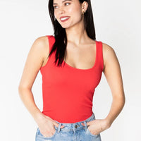 C'est Moi Seamless Bamboo Ribbed Tank