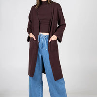 C'est Moi Knit Long Cardigan