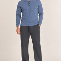 Men’s Long Sleeve Pocket Henley