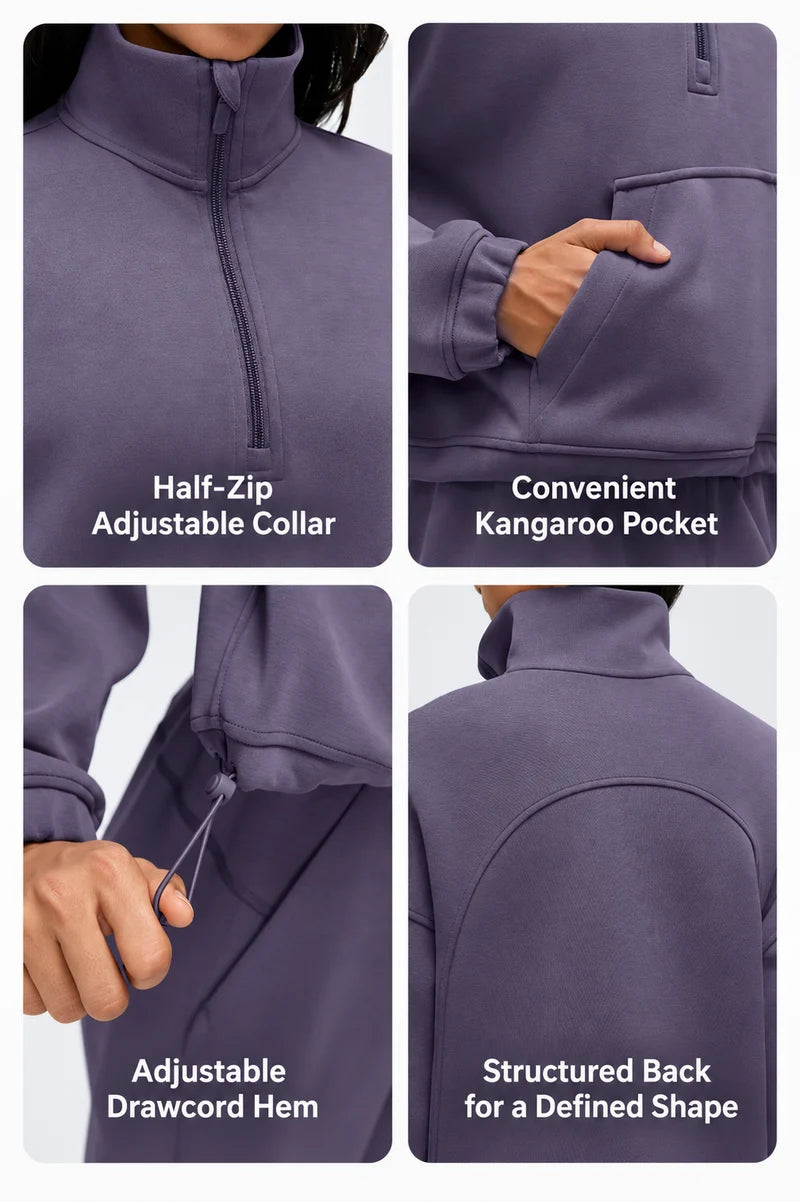 Bamboo 1/4 Zip Pullover