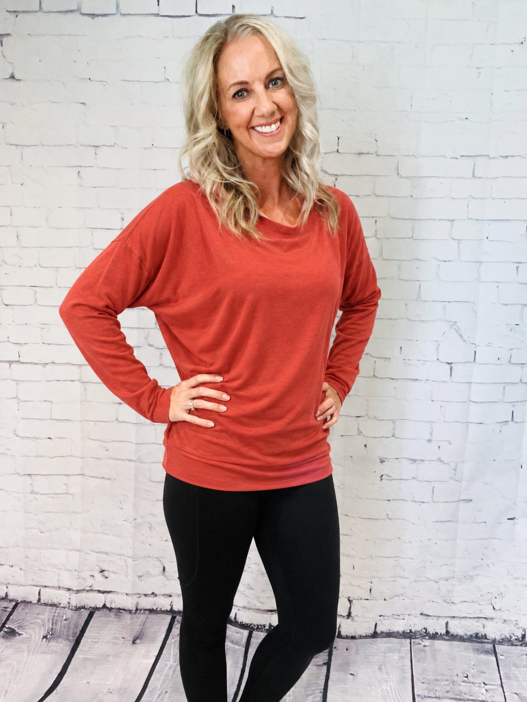 Bamboo Dolman Top Long Sleeve