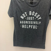 Printed Crew Necks T-shirts - Not Bossy