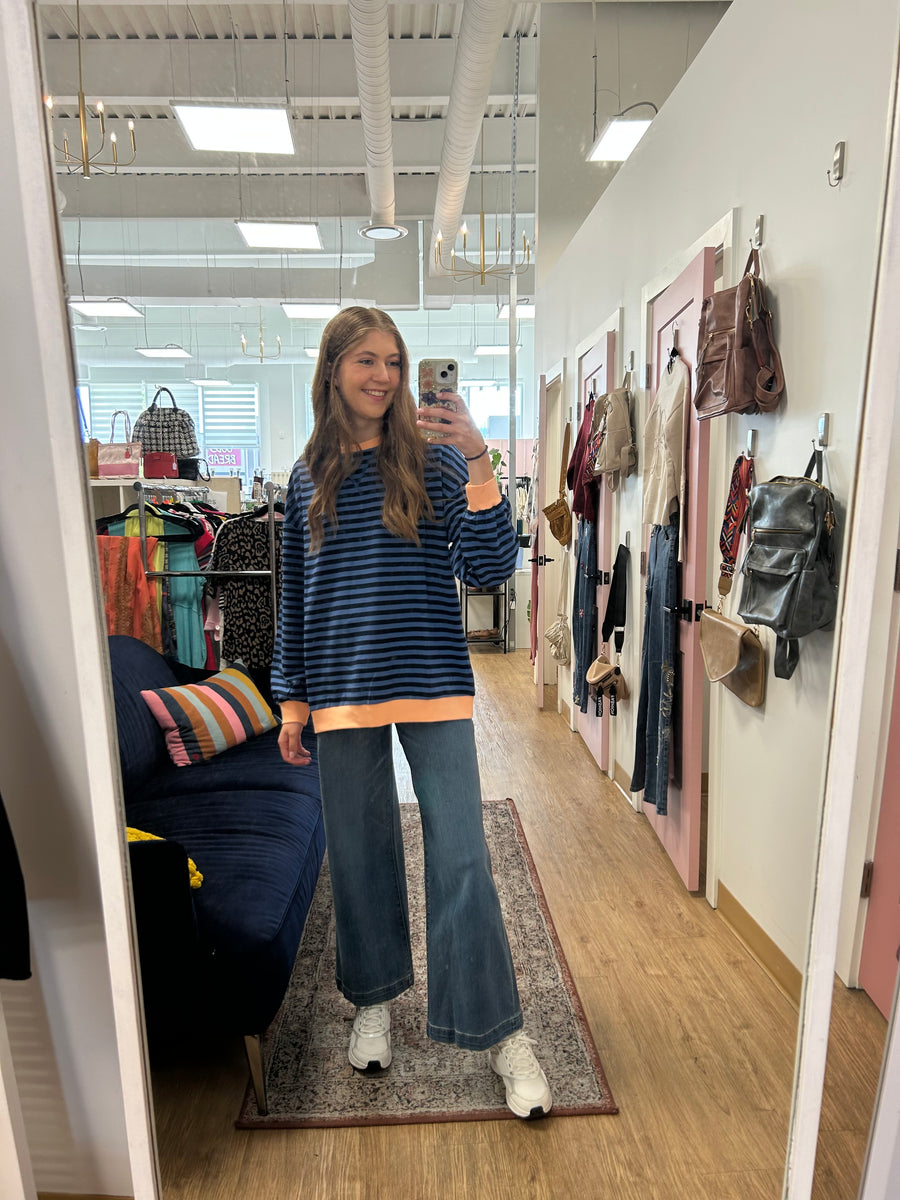 Striped Multicolour Long-Sleeve Sweater