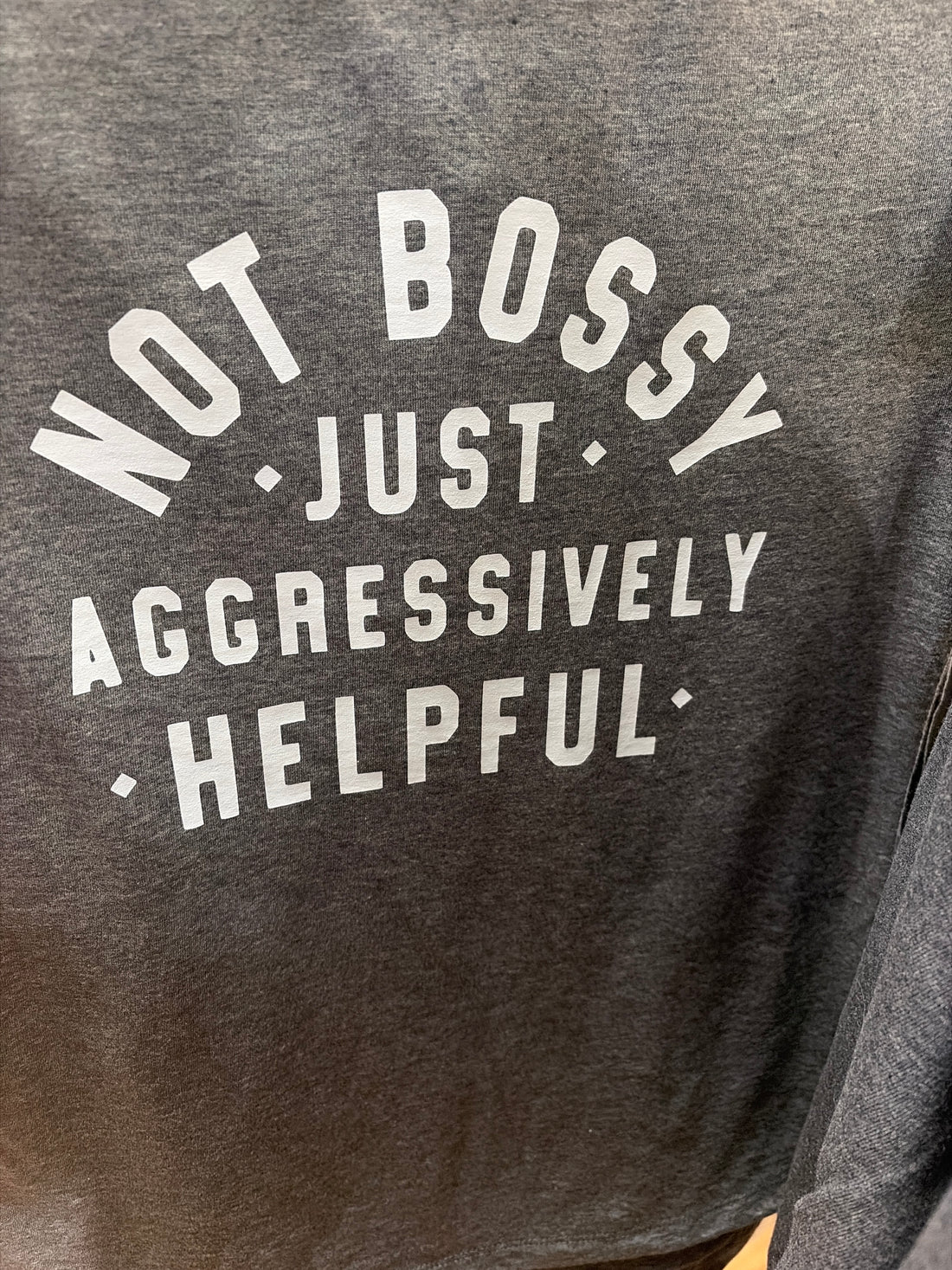 Printed Crew Necks T-shirts - Not Bossy