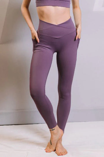 Crossover Legging Lilac