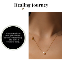 Grace and Grit Pearl Empowerment Necklace in Gold
