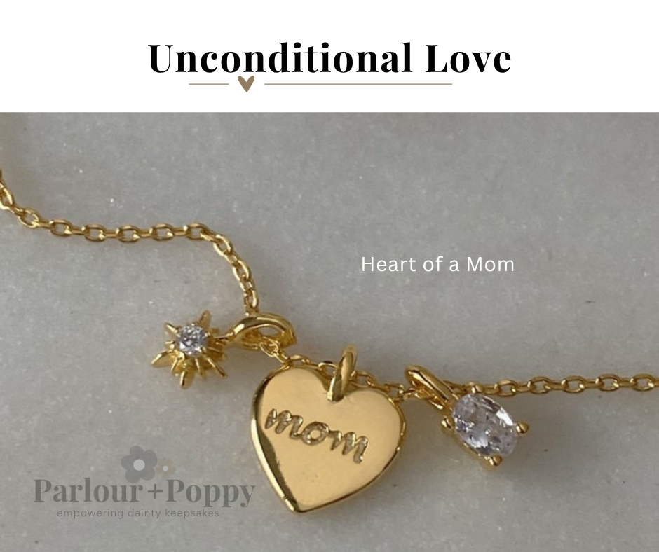 Heart of a Mom + Charms Necklace