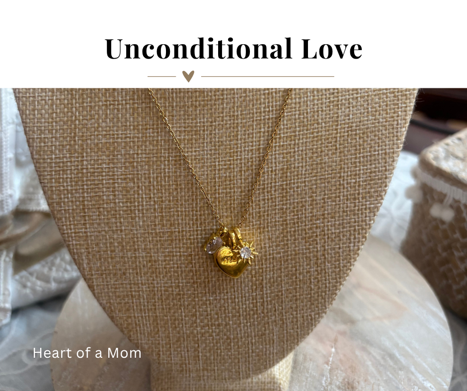 Heart of a Mom + Charms Necklace