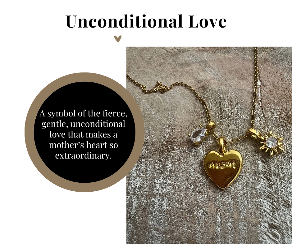Heart of a Mom + Charms Necklace