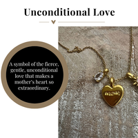 Heart of a Mom + Charms Necklace