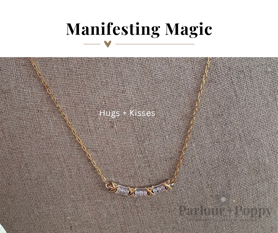 Hugs + Kisses XOXO Gold Filled Bar Necklace