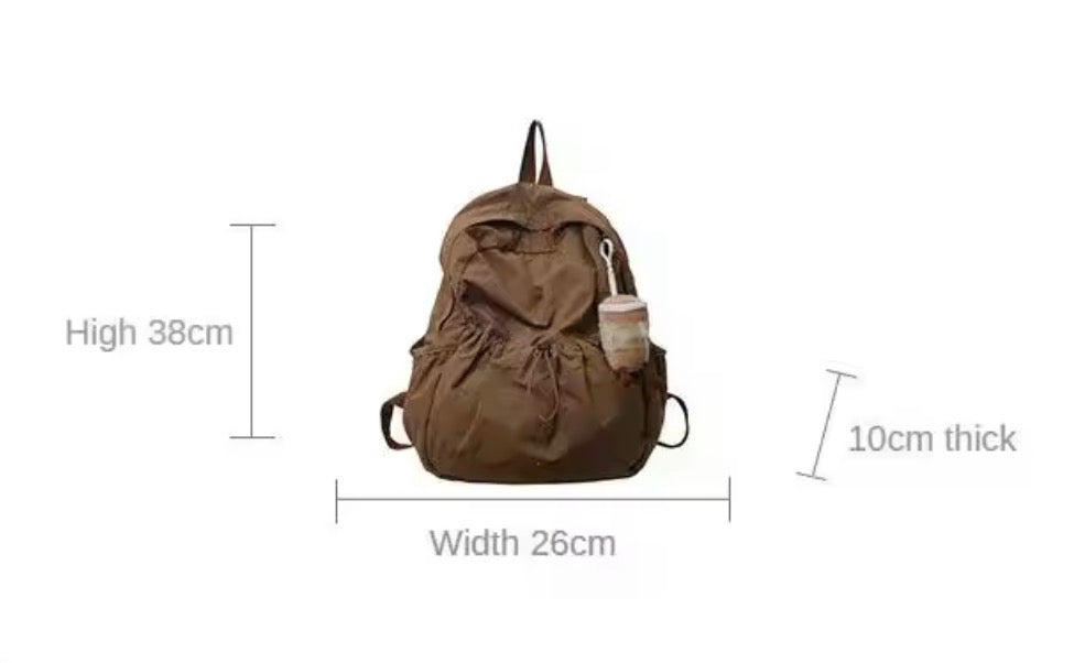 Lightweight Nylon Drawstring Backpack