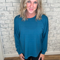 Cutout Long Sleeve Top