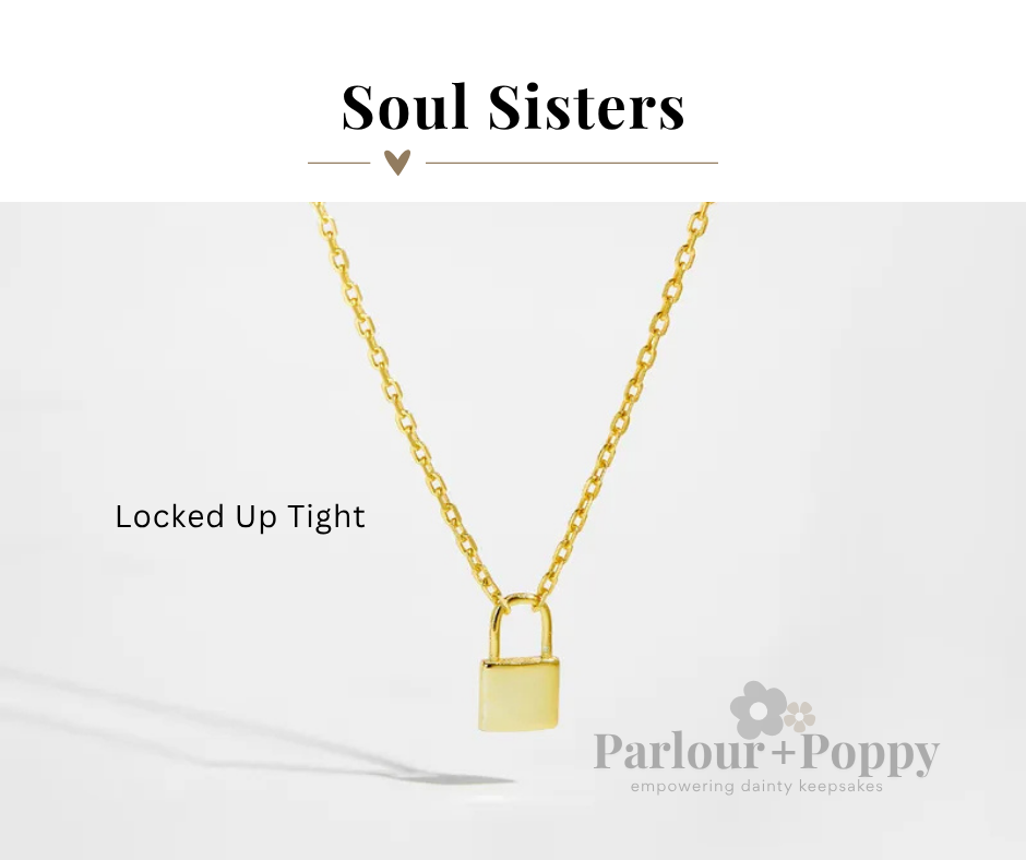 Soul Sisters Dainty Lock Necklace