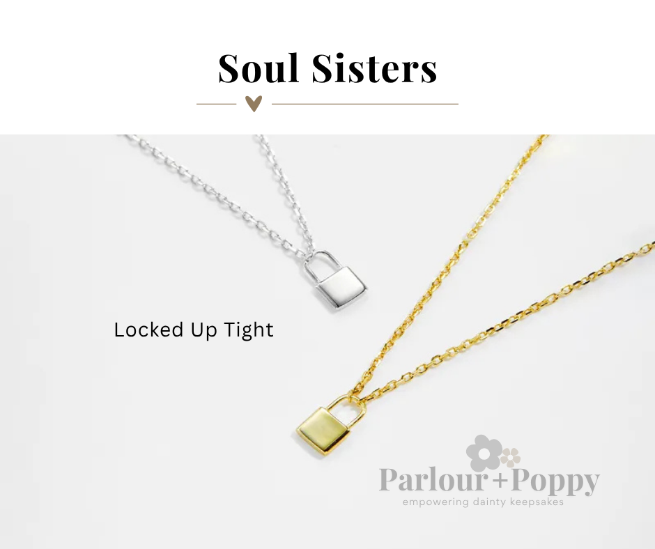 Soul Sisters Dainty Lock Necklace