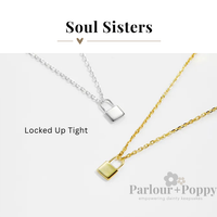 Soul Sisters Dainty Lock Necklace