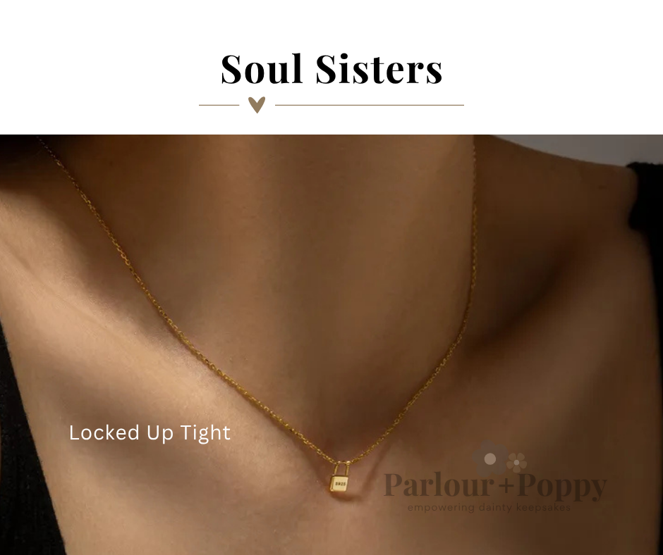 Soul Sisters Dainty Lock Necklace