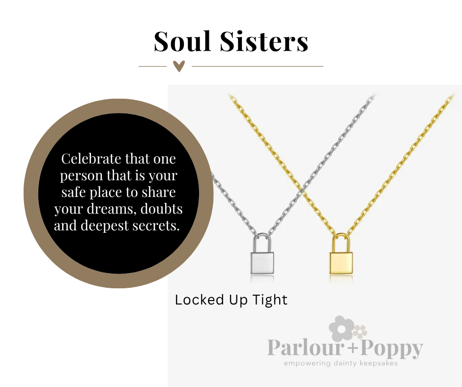 Soul Sisters Dainty Lock Necklace