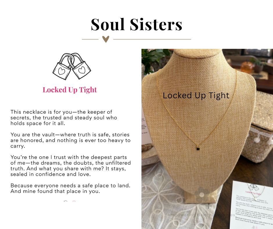 Soul Sisters Dainty Lock Necklace
