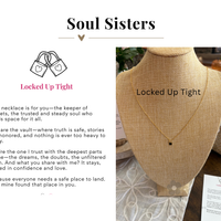 Soul Sisters Dainty Lock Necklace