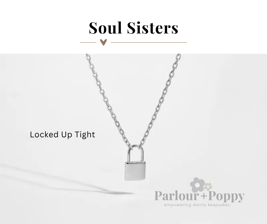 Soul Sisters Dainty Lock Necklace