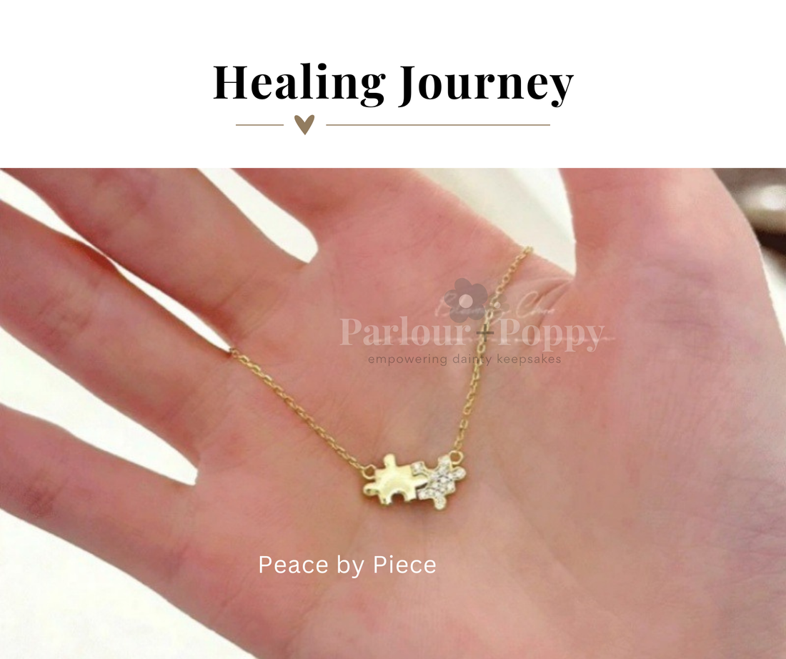 Gold Peace by Piece Necklace in Gold
