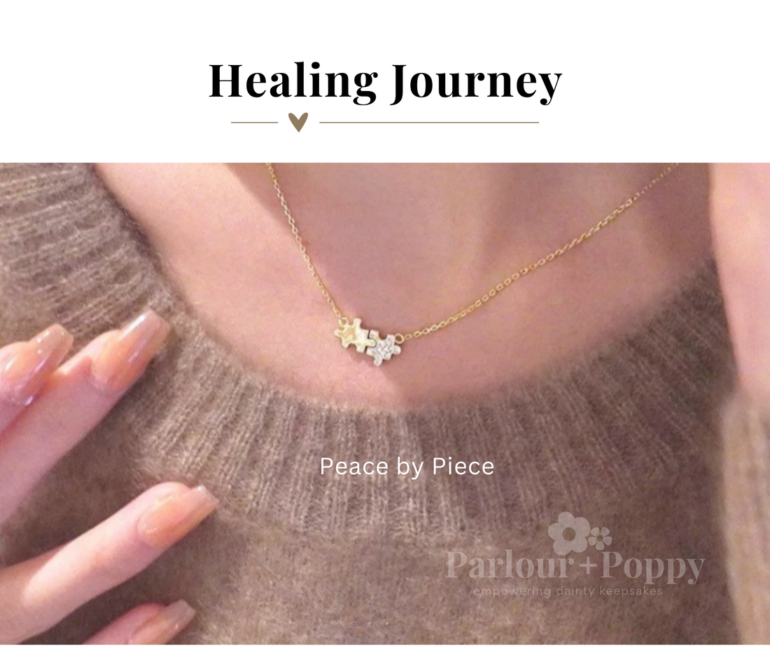 Gold Peace by Piece Necklace in Gold