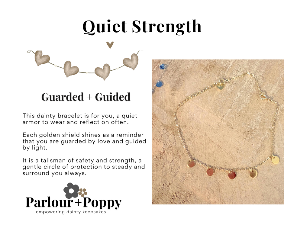 Gold dangle bracelet