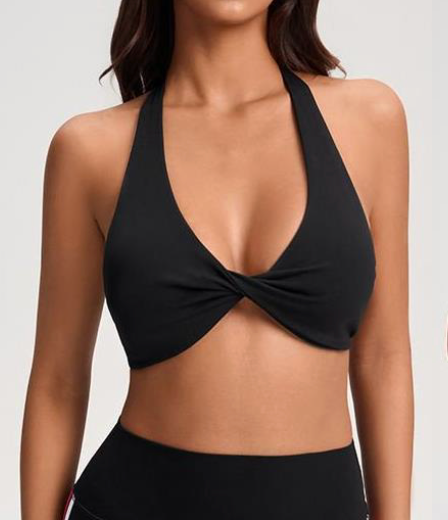 Twist Halter Bra