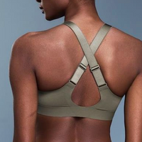 High‑Impact Zipper Bra
