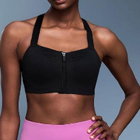 High‑Impact Zipper Bra