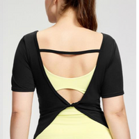 Open Back Bamboo Rib Tee