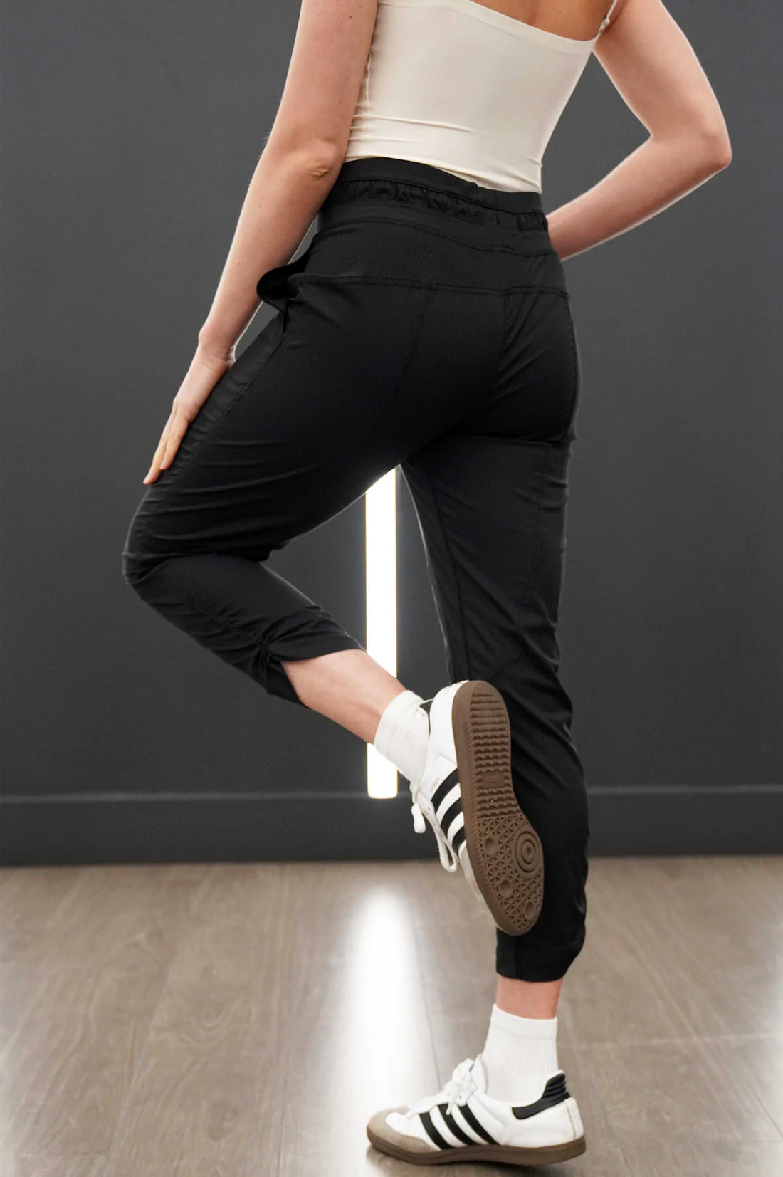 Ankle Ruched Track Pant