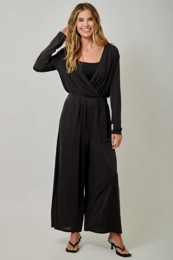Modal Wide Leg Pant