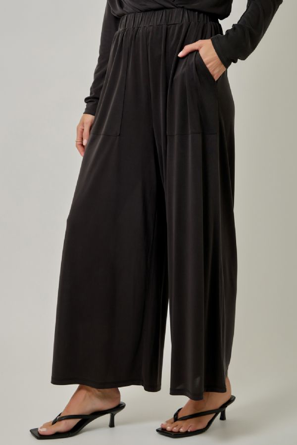 Modal Wide Leg Pant