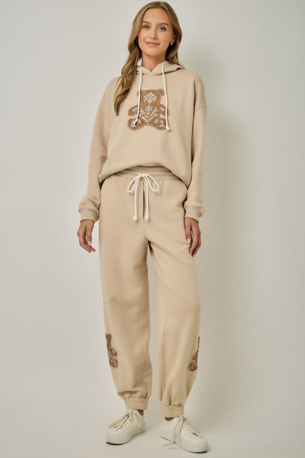 Corduroy Teddy Bear Hoodie