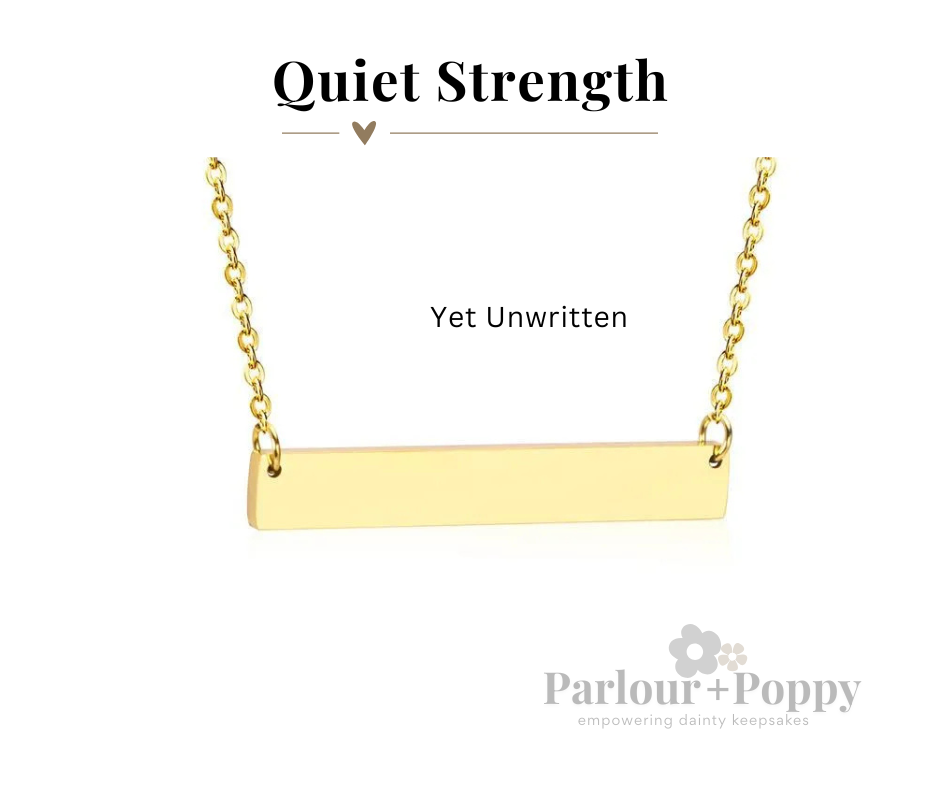 Bar Necklace in Gold