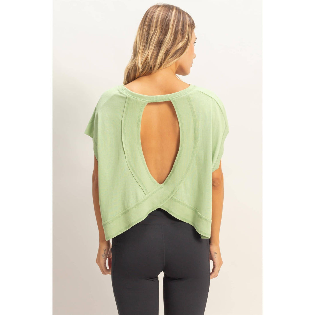 Boxy Crew Neck Top