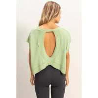 Boxy Crew Neck Top