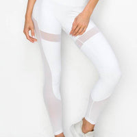 Contour Mesh Active Leggings