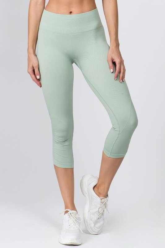 Cinched Ankle Seamless Activewear Leggings
