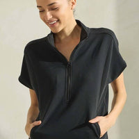 Women's So Chic Sofie Soft Half Zipper Top