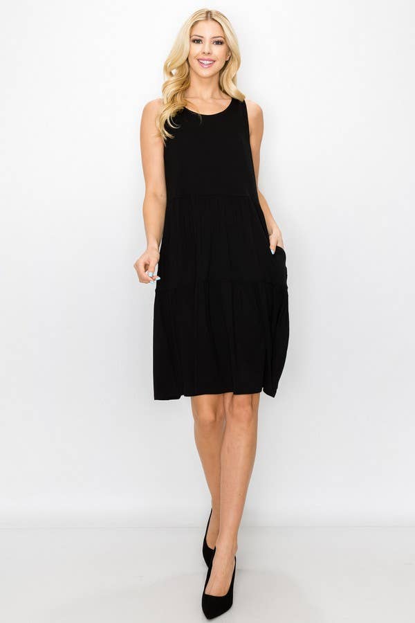 Bohemian Bella Sleeveless Layered Dress