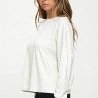 Cutout Long Sleeve Top