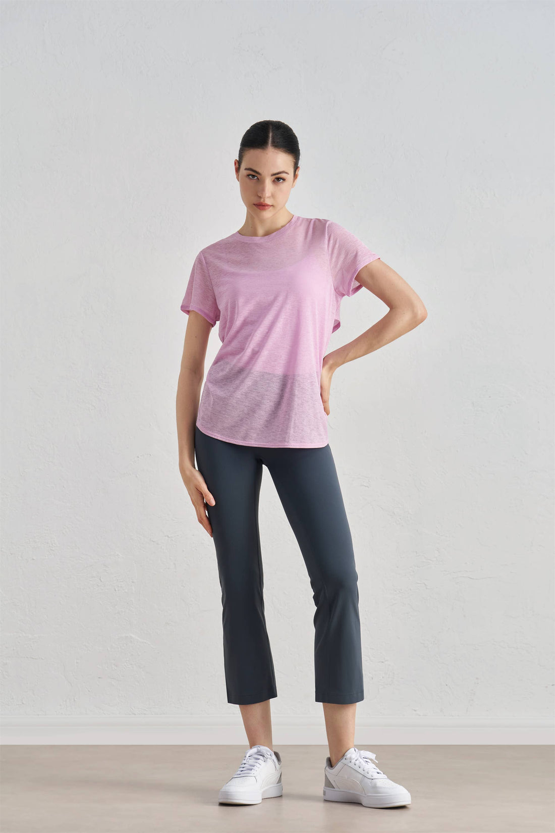 Gillian Open Back Cover Up Active T-Shirt