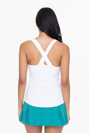V Neck Active Tank with UV Protection