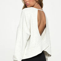 Cutout Long Sleeve Top