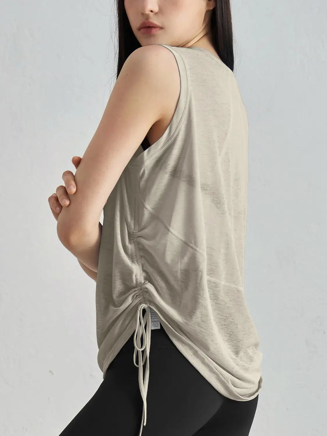 Lucia Side Ruched Cover Up Tank Top